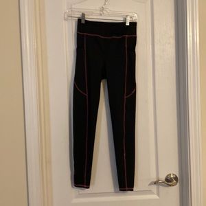 Equestrian pants black and purple